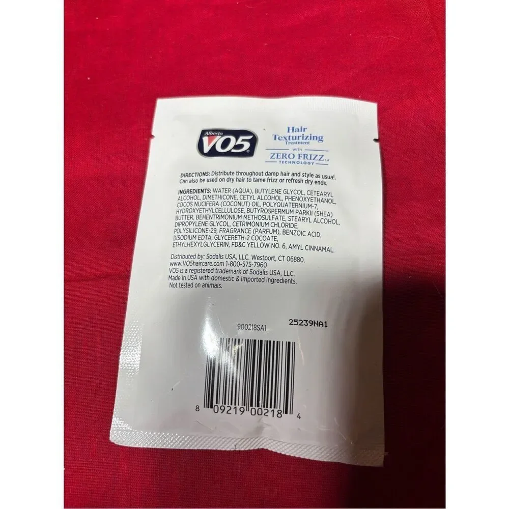 New Alberto VO5 Hair Texturizing Treatment - Coconut & Shea